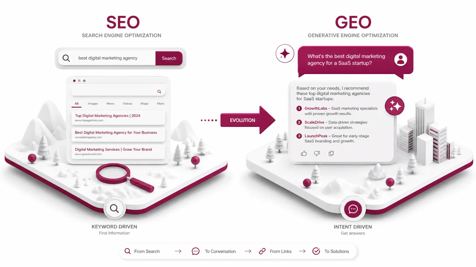 Estratégia de SEO e presença digital em mecanismos de busca e IA